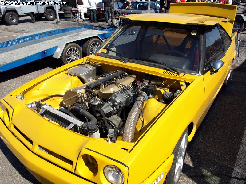 Keltaisen Mantan moottori