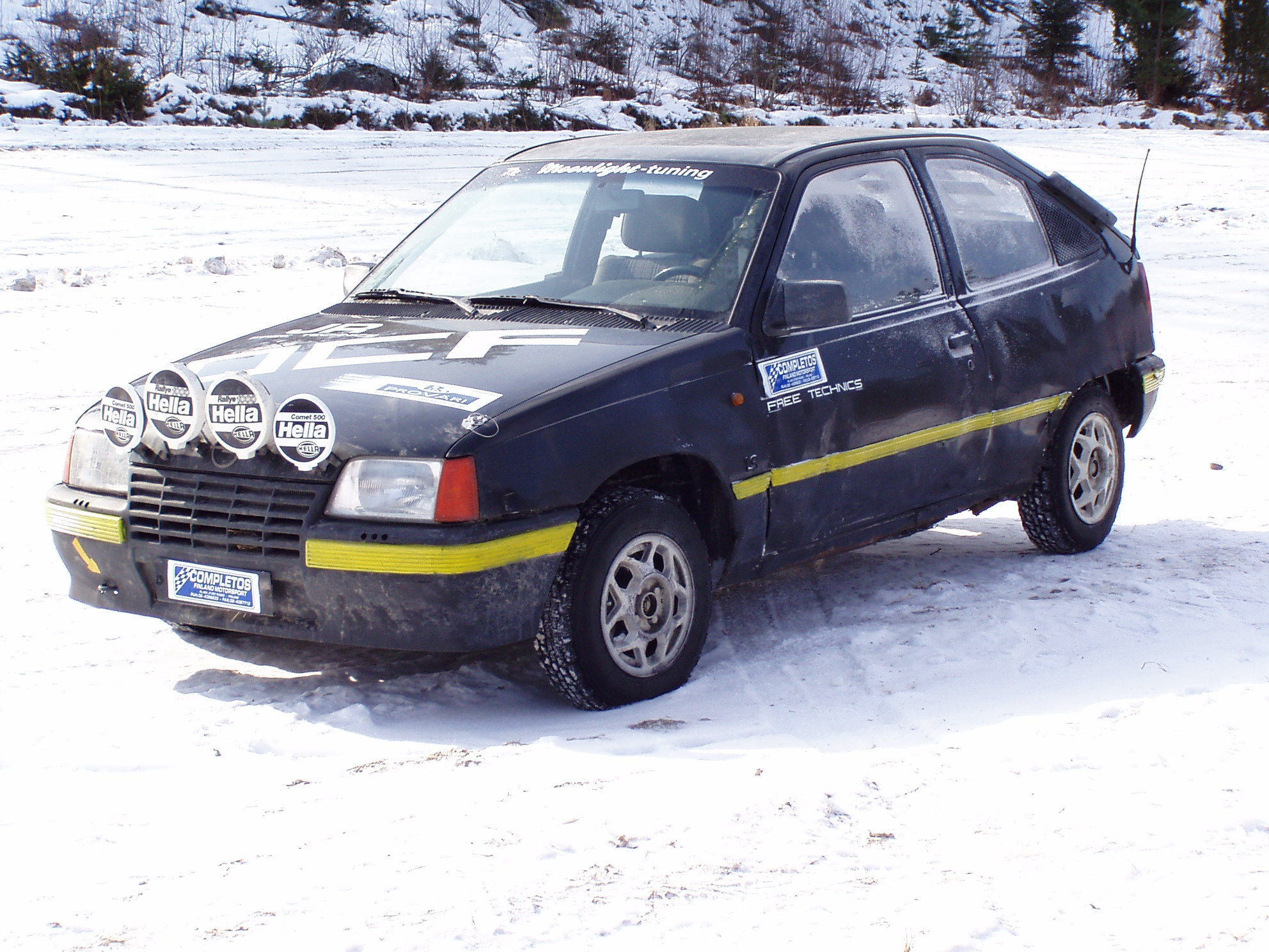 X-Treme talviajot 12.3.2005, Opel Kadett