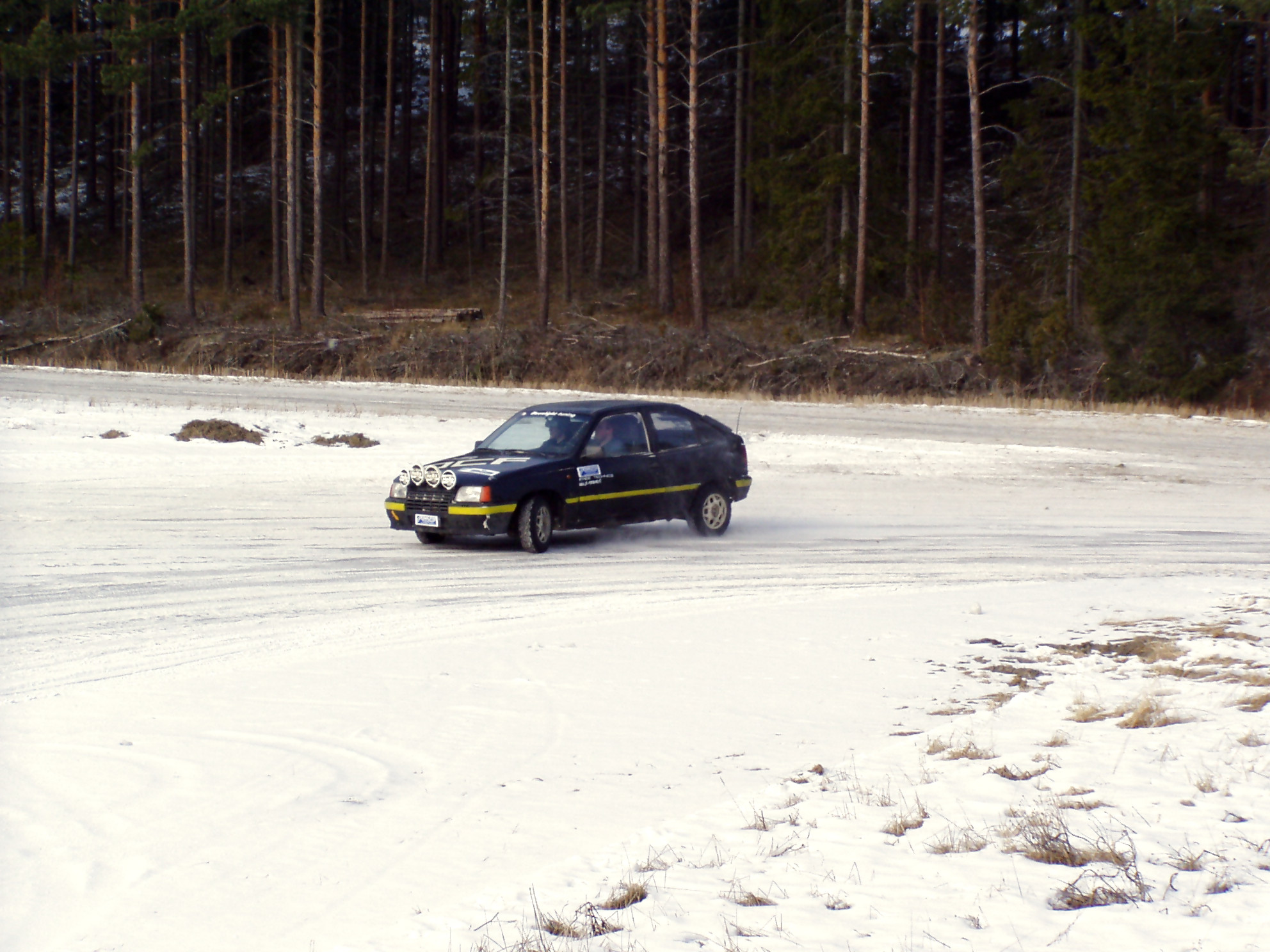 X-Treme talviajot 12.3.2005, Opel Kadett jÃ¤Ã¤radalla