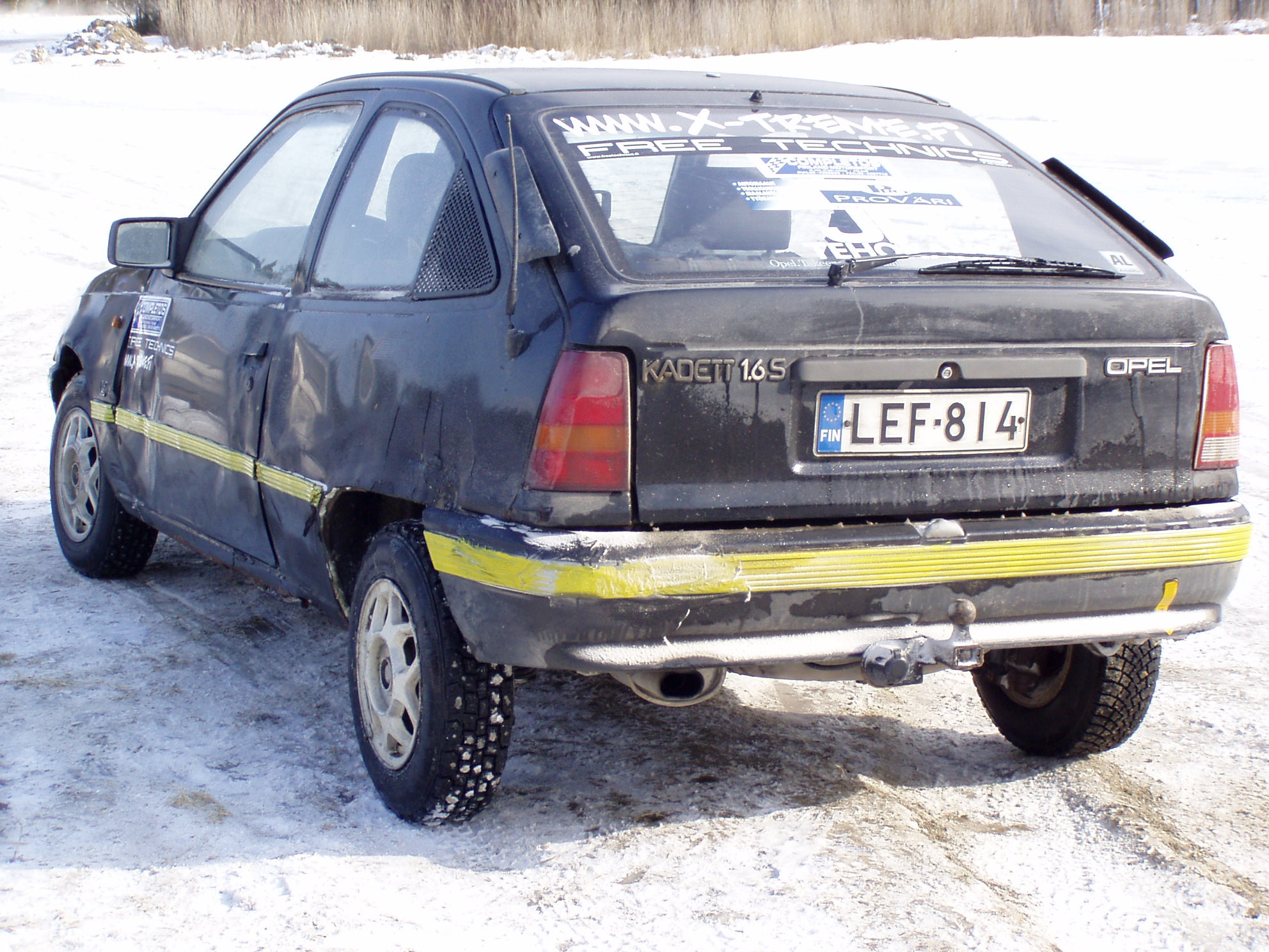 X-Treme talviajot 12.3.2005, Opel Kadett 1.6S jÃ¤Ã¤rata