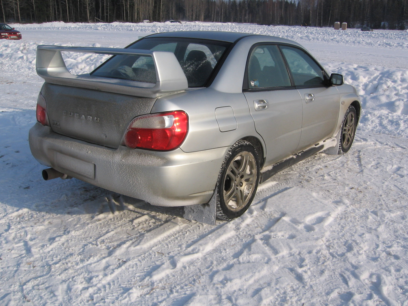 Subaru Club Finland jÃ¤Ã¤ratapÃ¤ivÃ¤ 21.2.2009, Harmaa Subaru Impreza