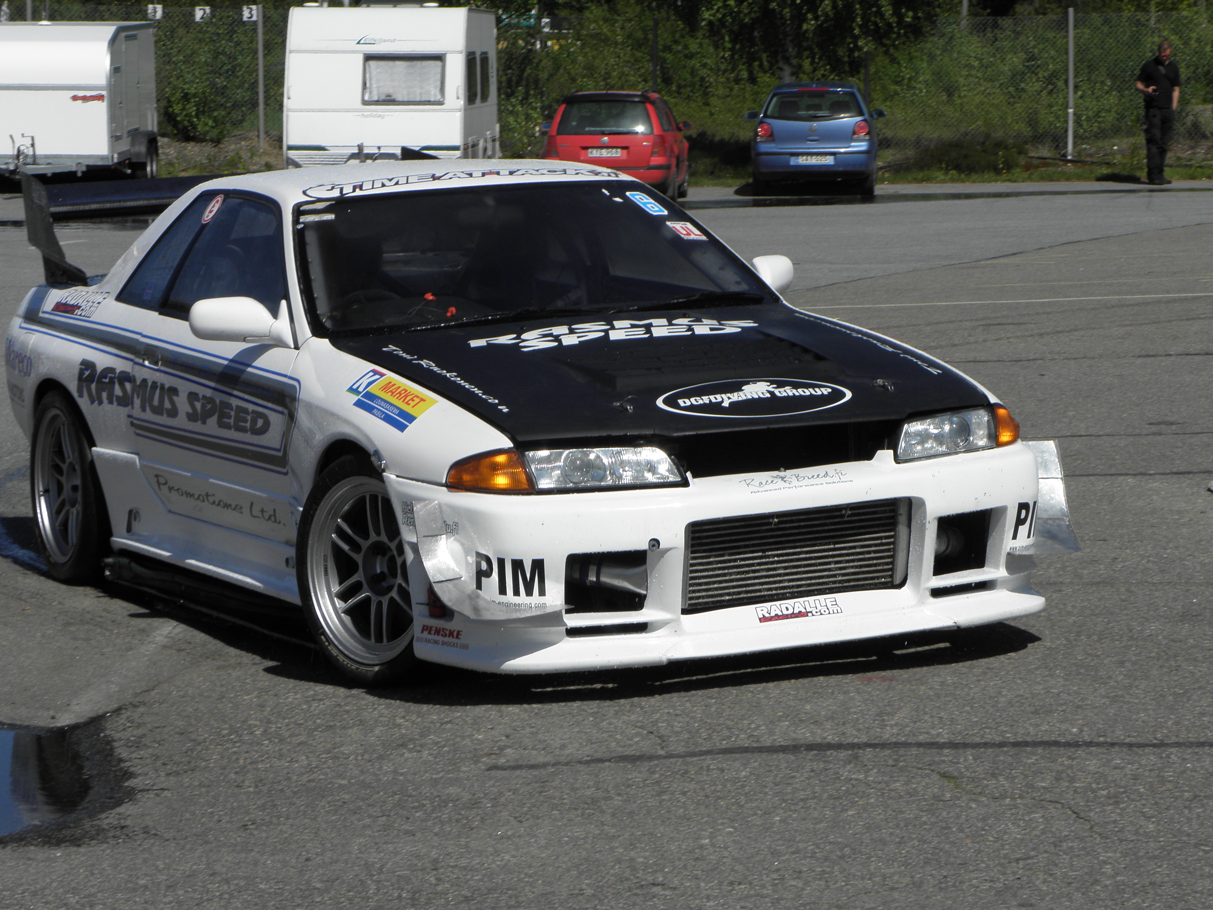 Radalle.com Kemora 9.6.2012, Timeattack-kilpailu, Rasmus Speed Promotions Nissan Skyline, Timeattack-kilpuri