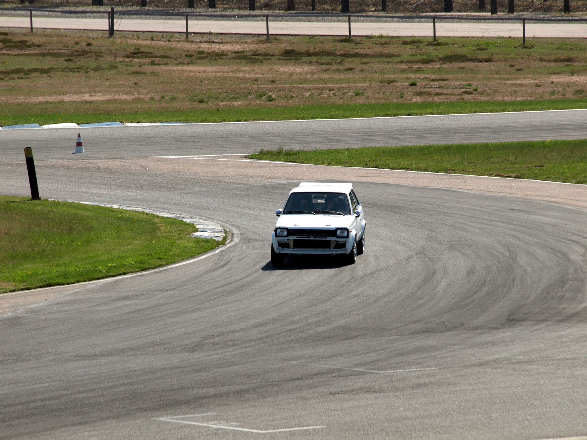 Fintoys ratapÃ¤ivÃ¤ 23.5.2014 Alastaro Circuit, Valkoinen Toyota Starlet
