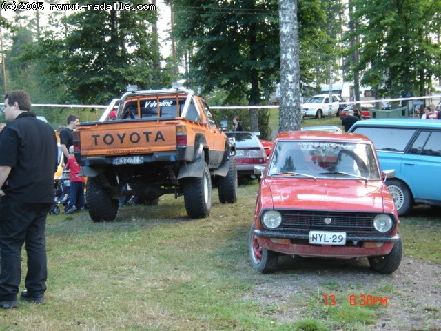 pick-upit vierekkäin