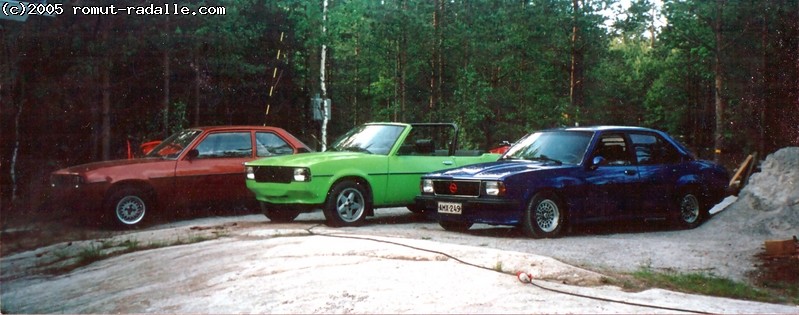 3x Opel Ascona B