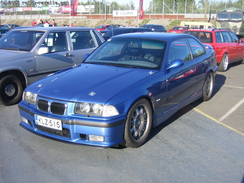 Blue BMW