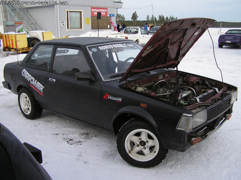 Musta Toyota Corolla DX KE70