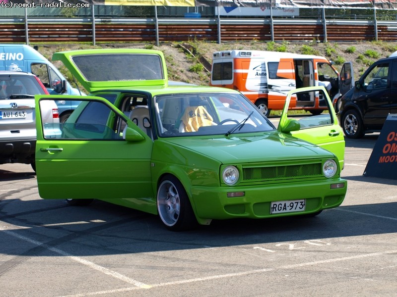 VW Golf Lime Vihreä