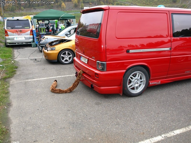 Transporterilla kasvaa häntä