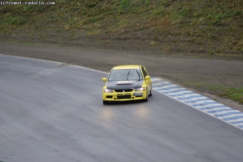 Keltainen Mitsubishi Lancer Evo IX 9 2006 4G63, keltainen, drifting