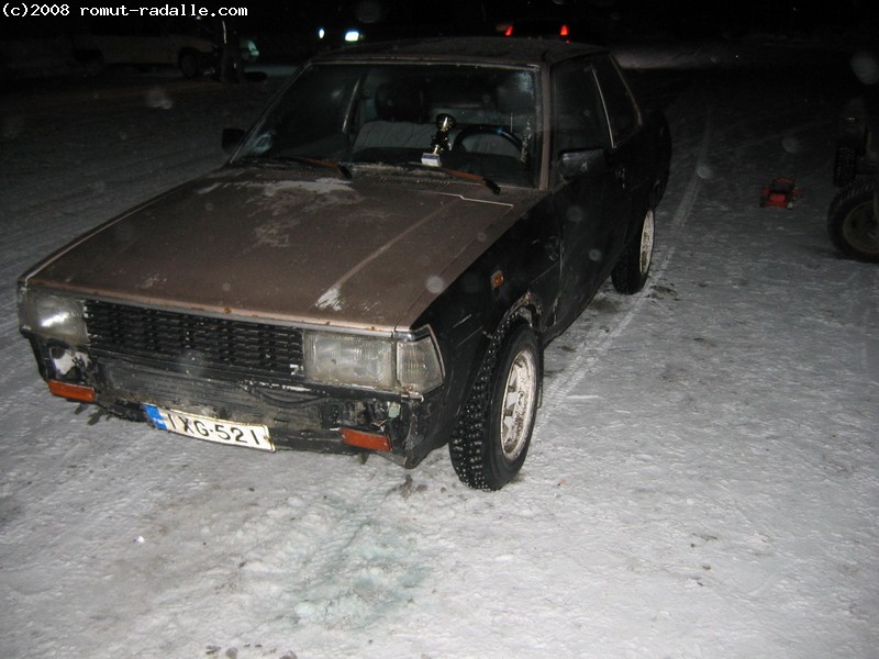 Ruttuinen kuskinpuoli rankan kaksituntisen jälkeen.