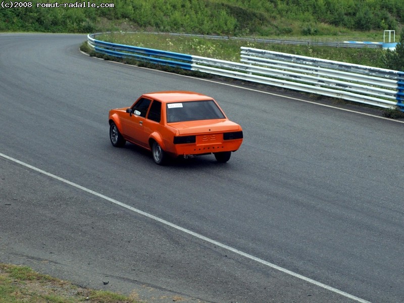 Orange Toyota Corolla DX