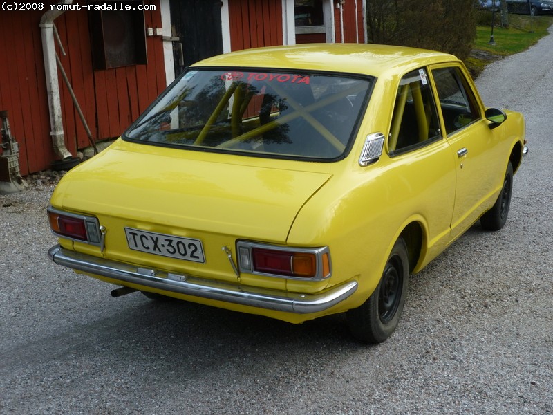 Keltainen corolla maalattuna