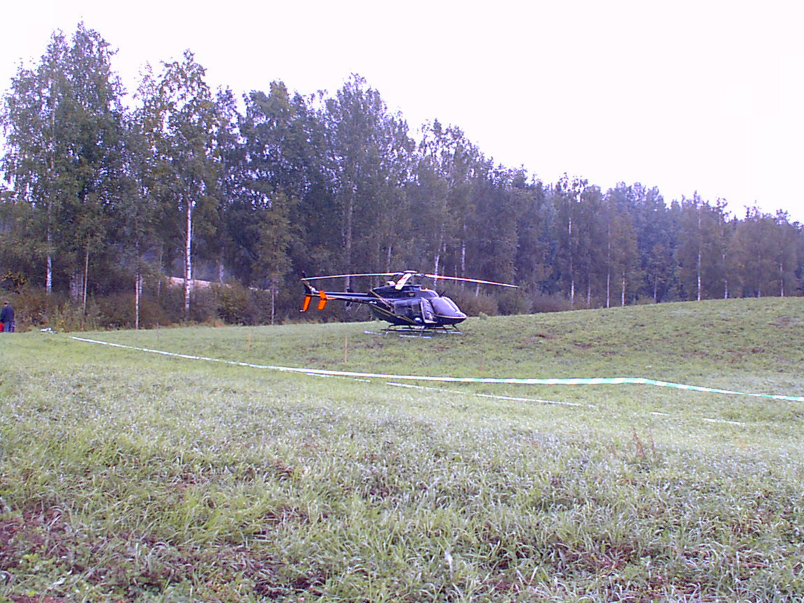 Neste Rally 2001, Helikopteri