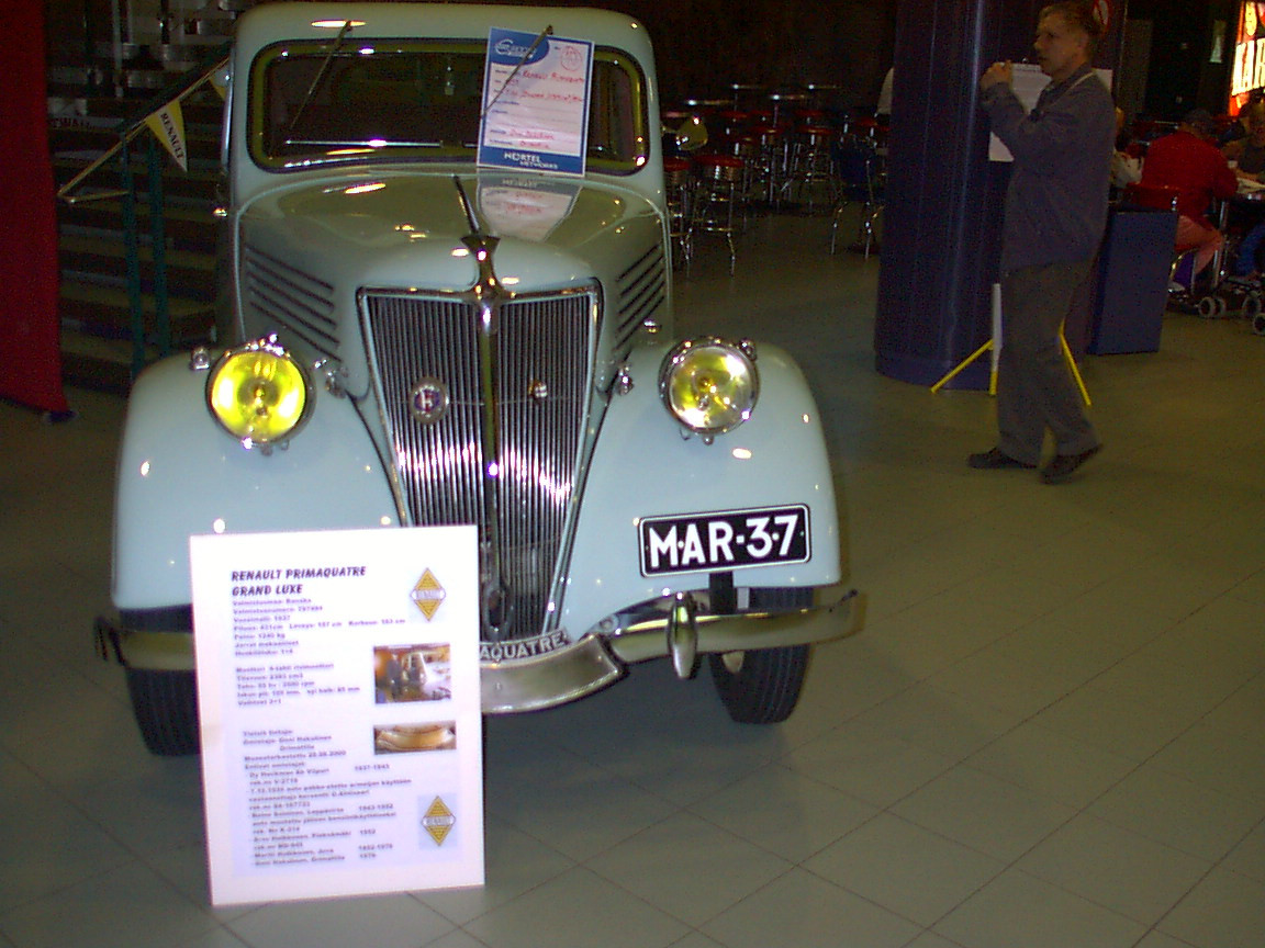 EuroCarShow 2001, Renault Primaquatre Grand Luxe