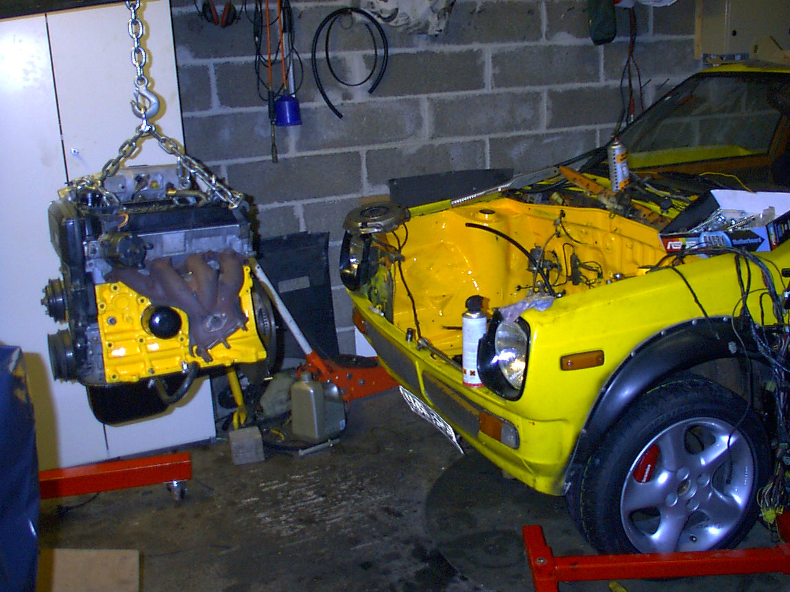Starletin moottori 2004-2006, 1.9.2004, Kone valmiina. 4A-GE
