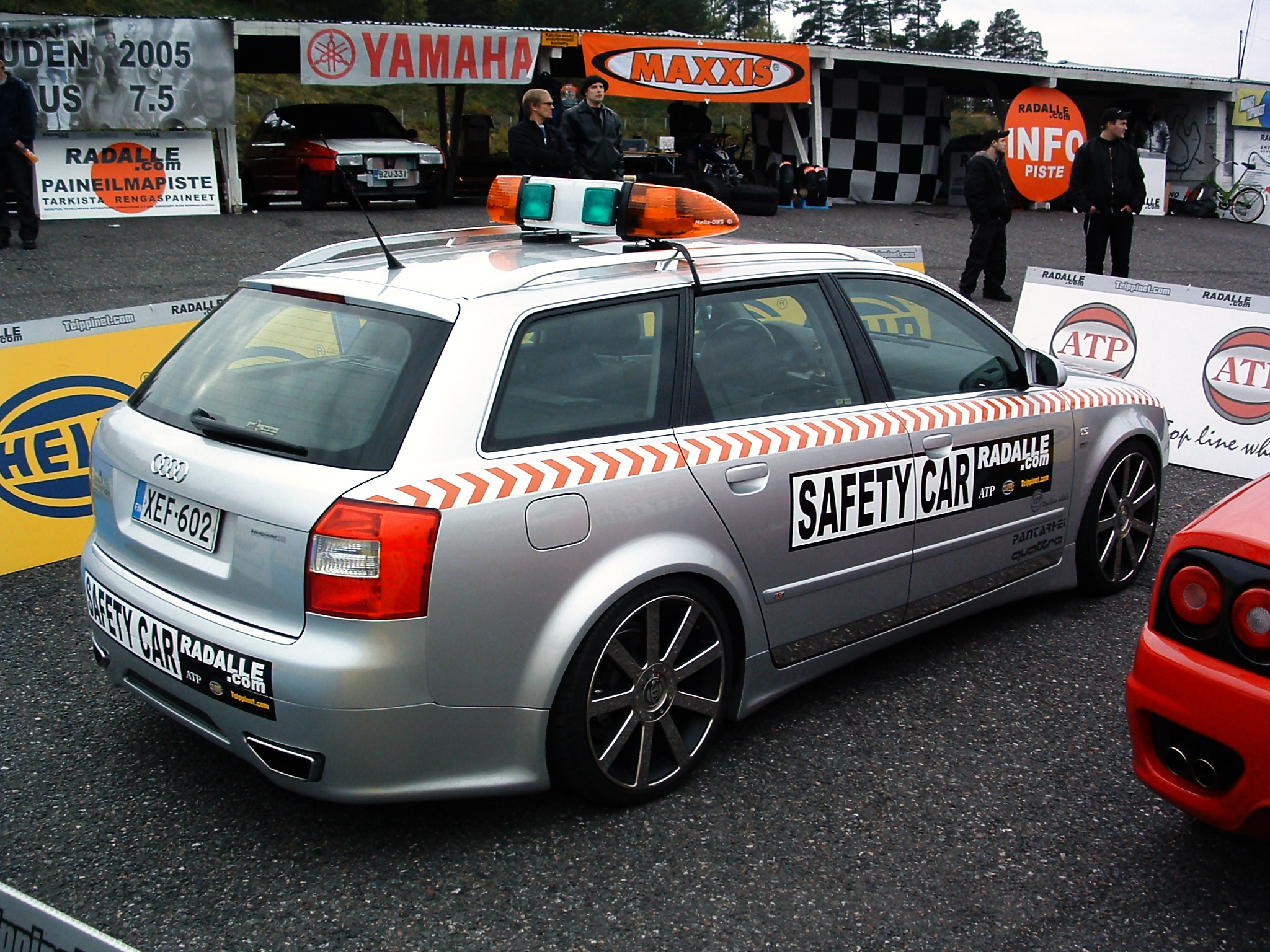 Radalle.com ratapÃ¤ivÃ¤ 3.10.2004, Radalle.com Safety Car Audi