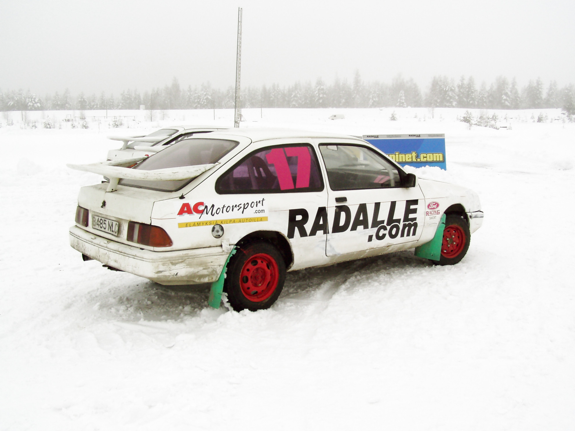 Radalle.com jÃ¤Ã¤ratapÃ¤ivÃ¤t 5.2.2005, HyvinkÃ¤Ã¤, Ford Sierra Hatchback MK1