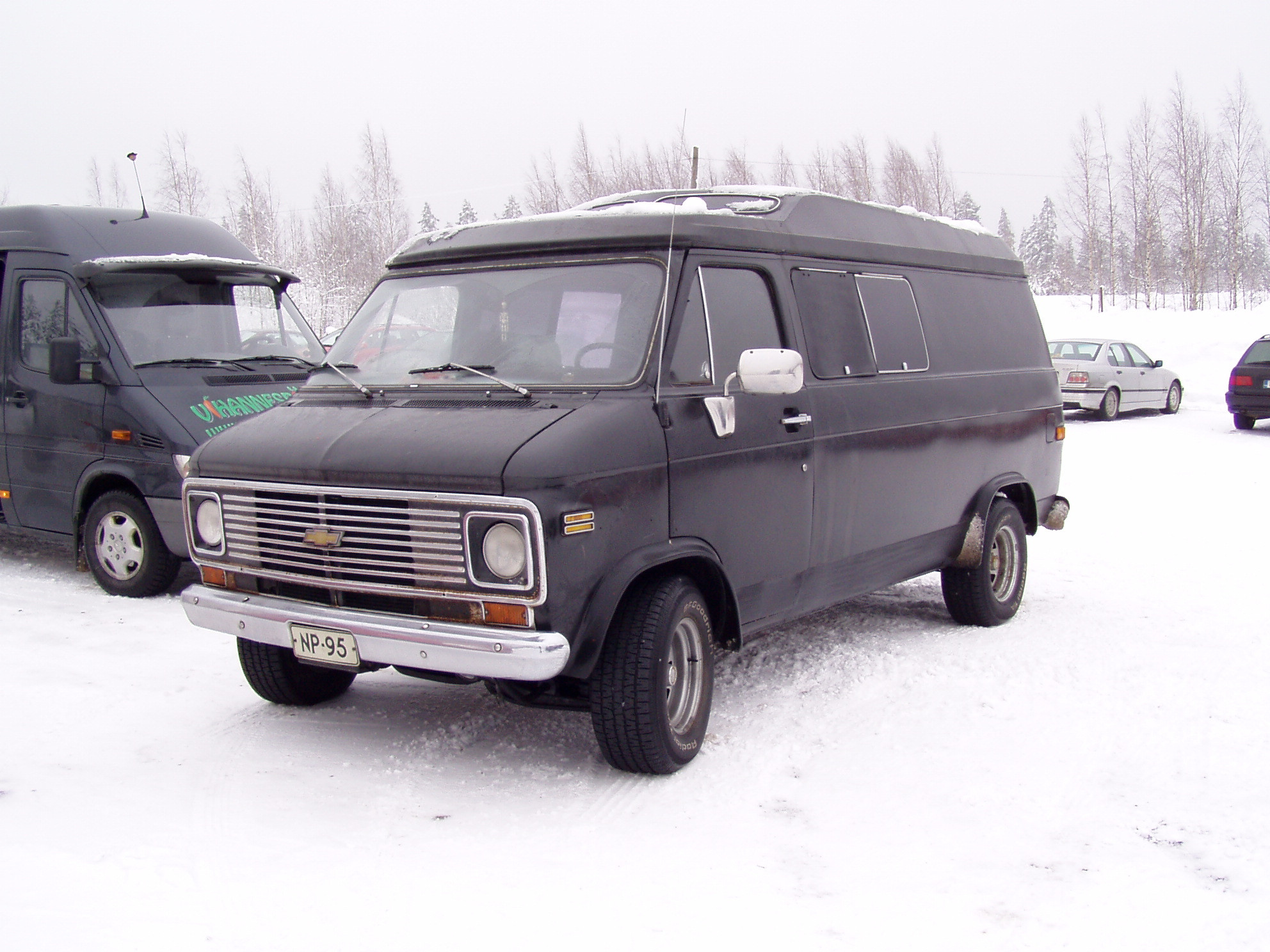 Radalle.com jÃ¤Ã¤ratapÃ¤ivÃ¤t 5.2.2005, HyvinkÃ¤Ã¤, Chevy Van