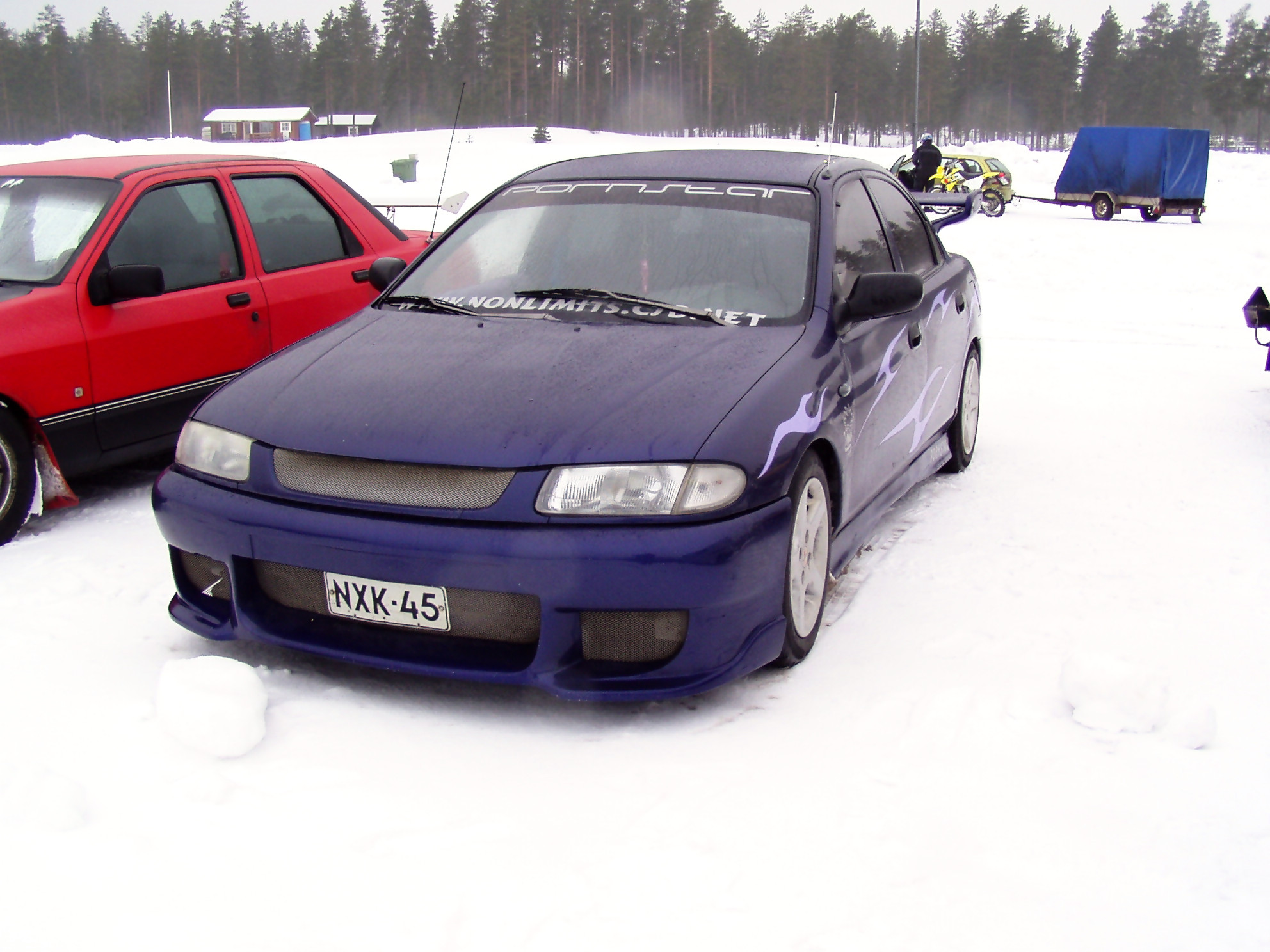 Radalle.com jÃ¤Ã¤ratapÃ¤ivÃ¤t 19.2.2005 Alastaro, Mazda 323 Pornstar