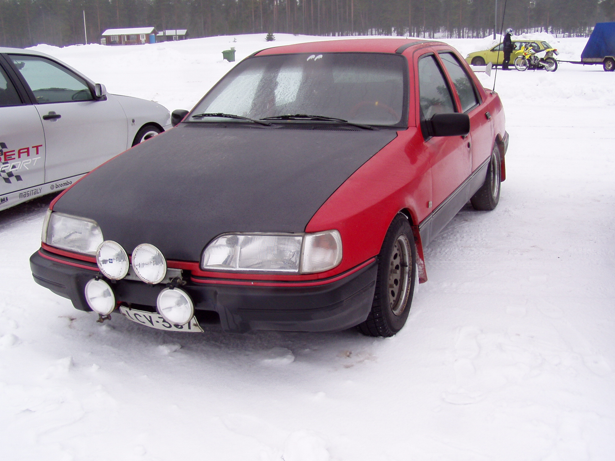 Radalle.com jÃ¤Ã¤ratapÃ¤ivÃ¤t 19.2.2005 Alastaro, Ford Sierra