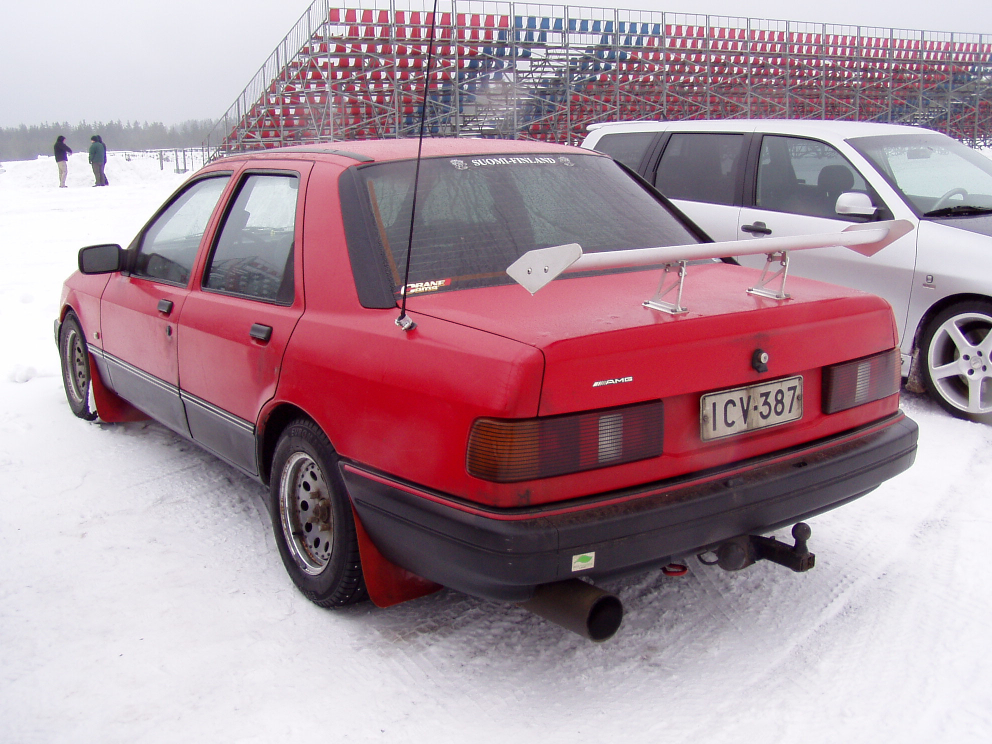 Radalle.com jÃ¤Ã¤ratapÃ¤ivÃ¤t 19.2.2005 Alastaro, Ford Sierra