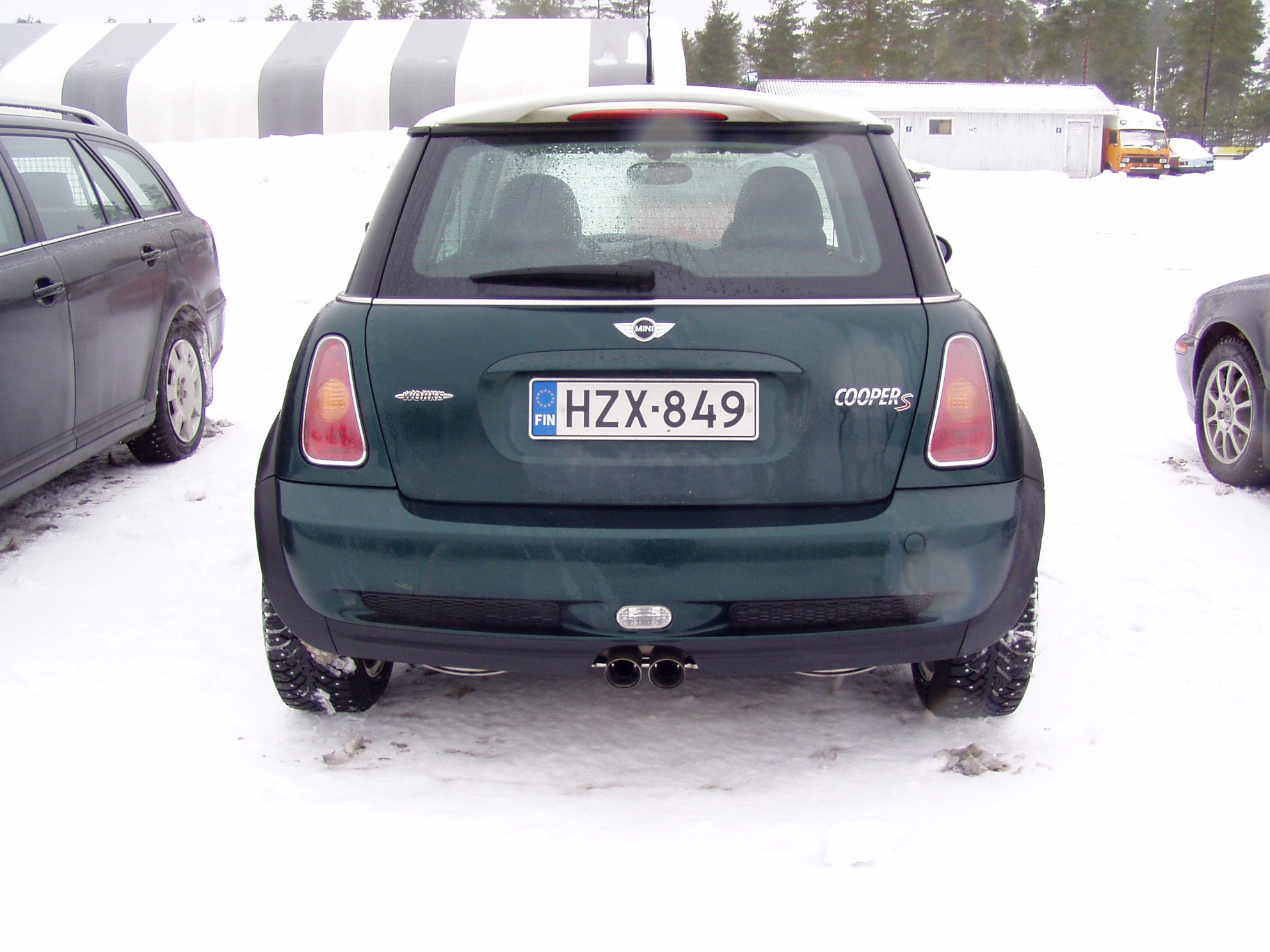 Radalle.com jÃ¤Ã¤ratapÃ¤ivÃ¤t 19.2.2005 Alastaro, Mini Cooper S