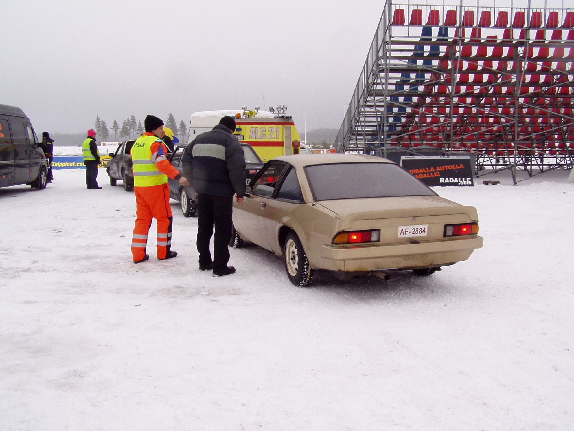 Radalle.com jÃ¤Ã¤ratapÃ¤ivÃ¤t 19.2.2005 Alastaro, Opel Manta