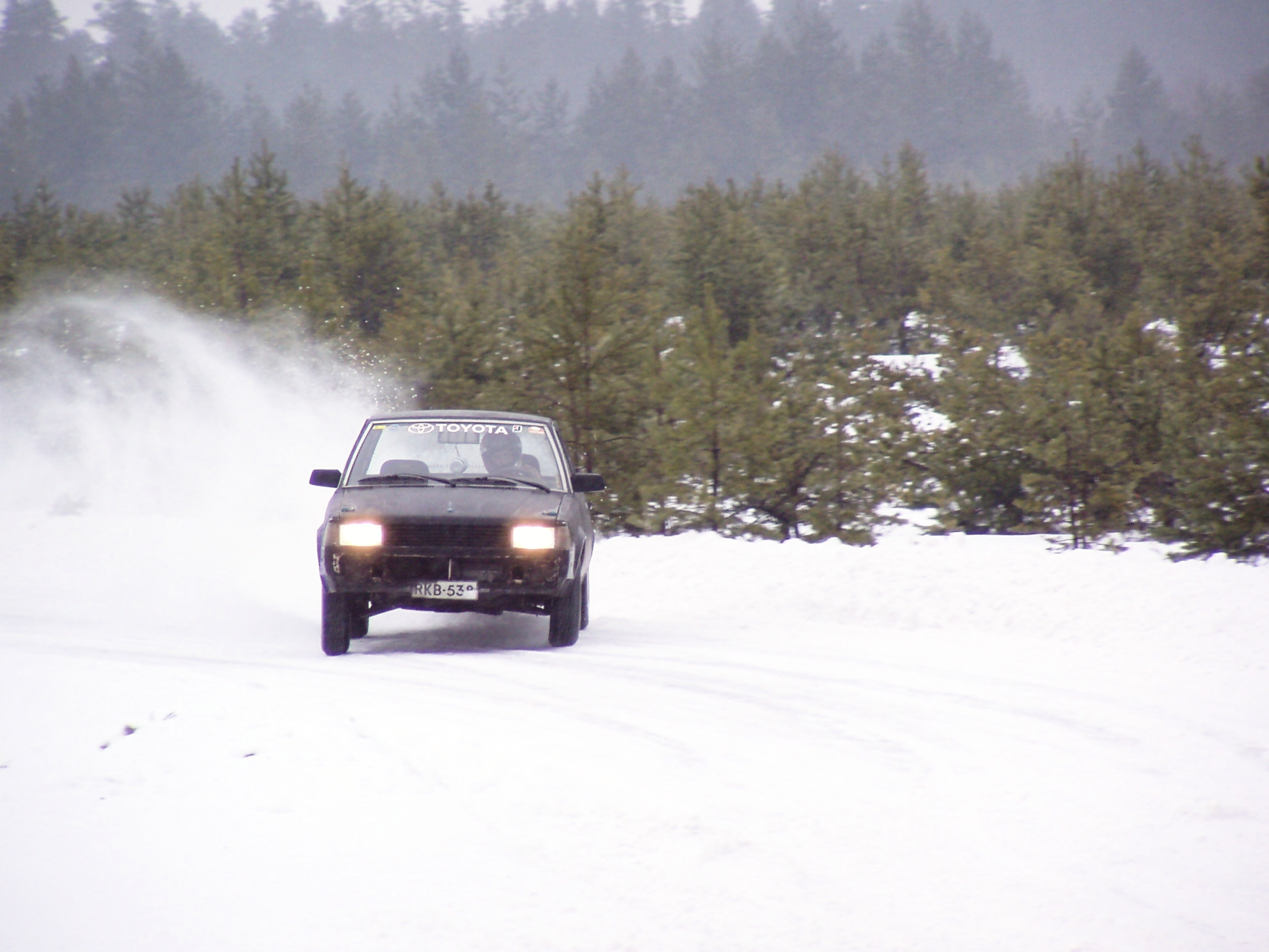 Radalle.com jÃ¤Ã¤ratapÃ¤ivÃ¤t 19.2.2005 Alastaro, Toyota Corolla