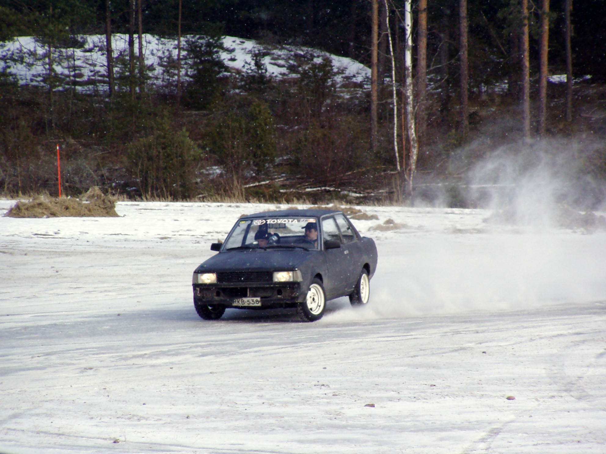 X-Treme talviajot 12.3.2005, Mattamusta DX Corolla jÃ¤Ã¤llÃ¤