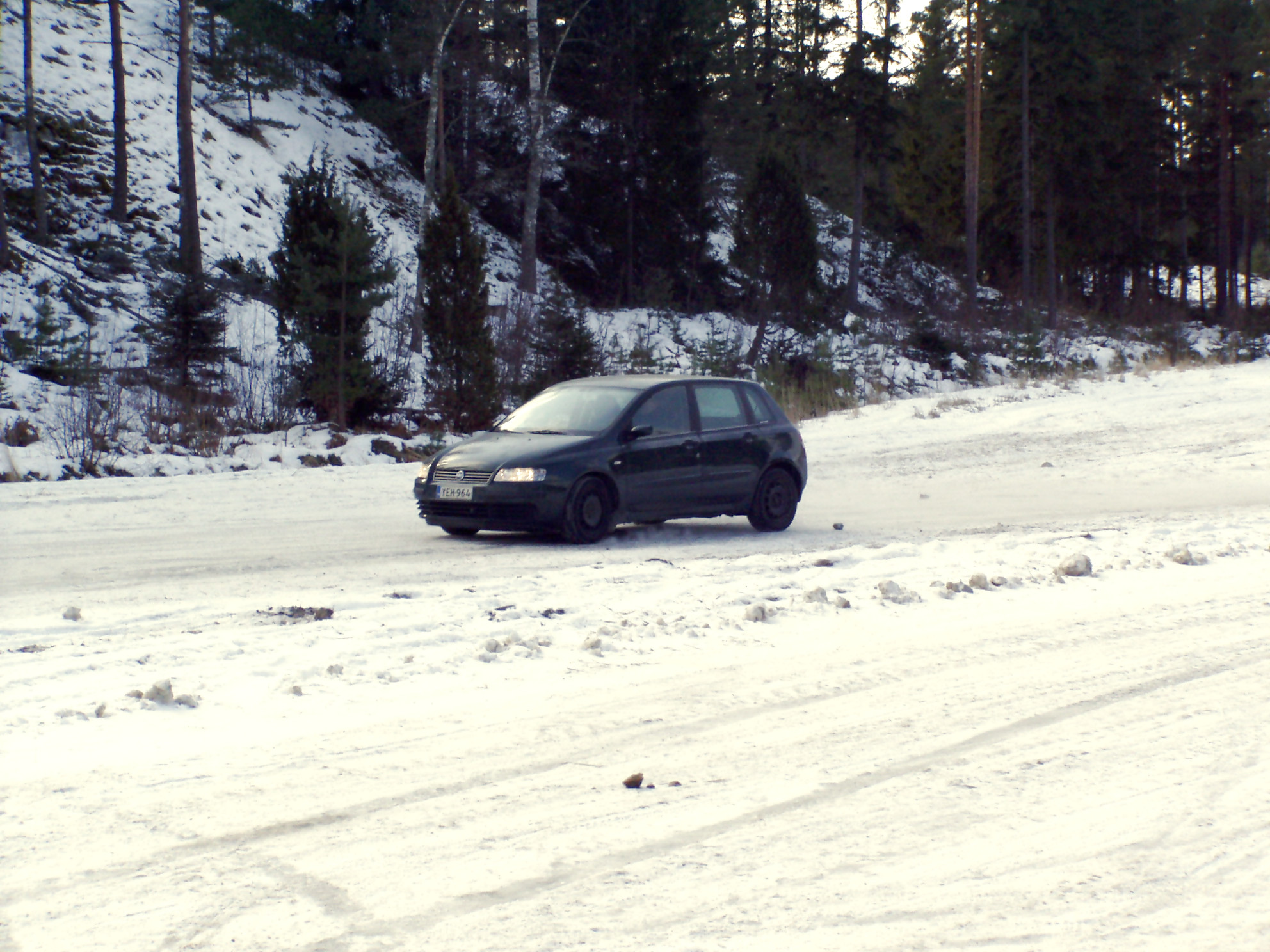 X-Treme talviajot 12.3.2005, Fiat Stilo talvella lumella