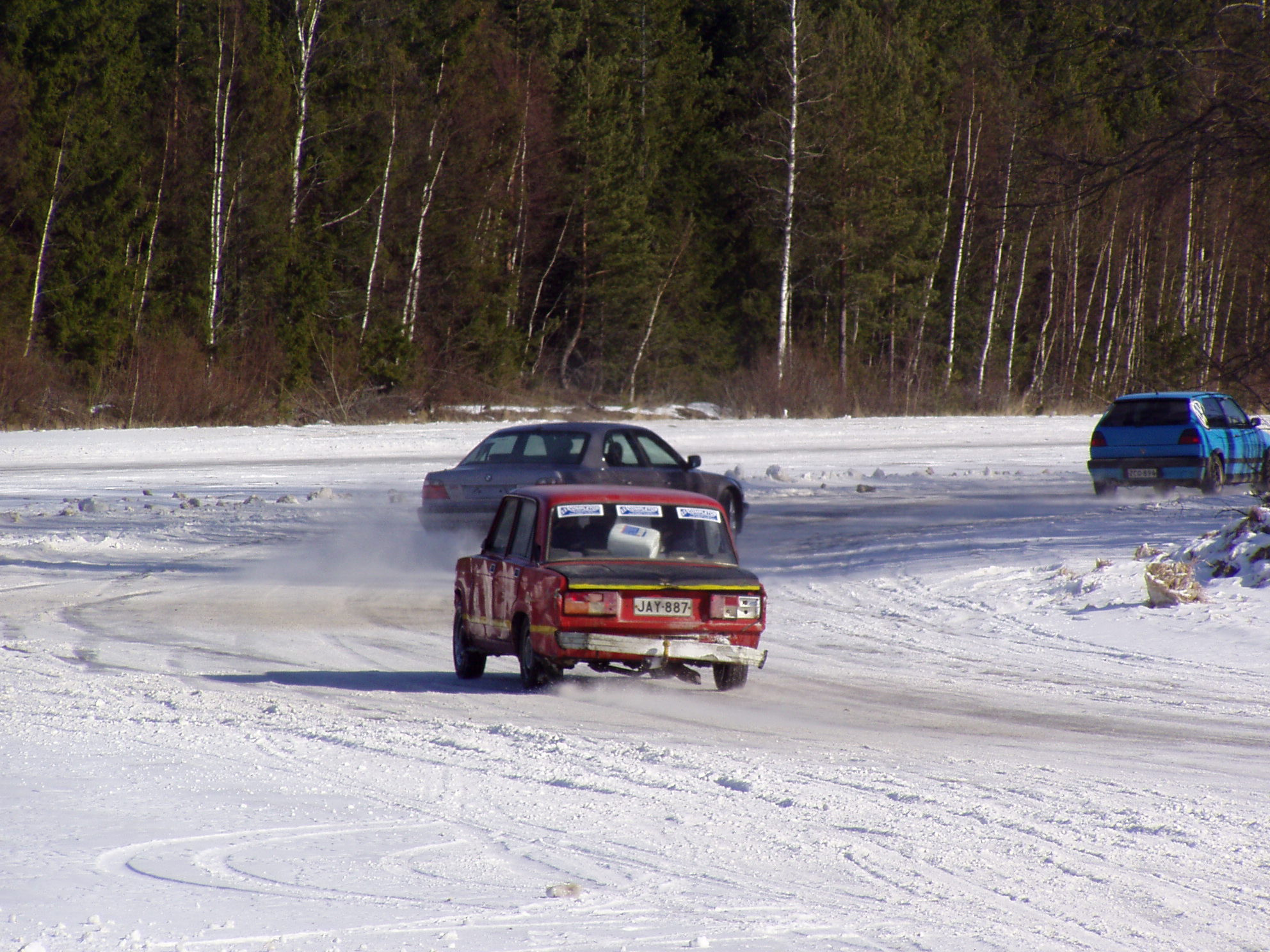 X-Treme talviajot 19.3.2005, Lada jahtaa.