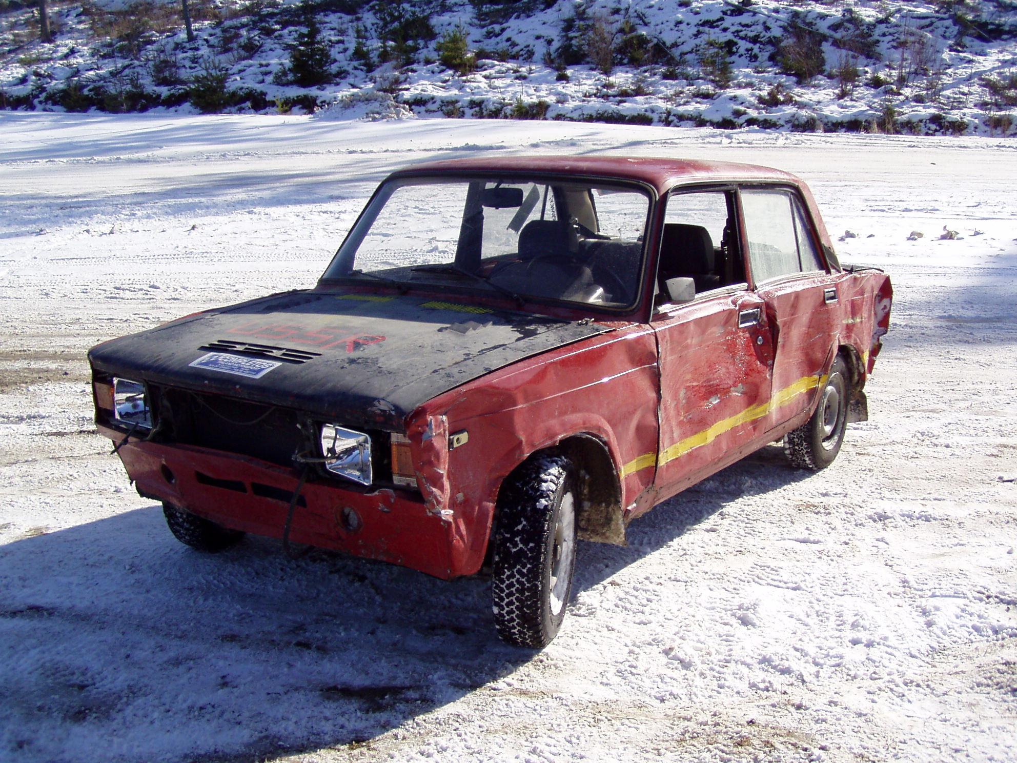 X-Treme talviajot 19.3.2005, Punainen Lada