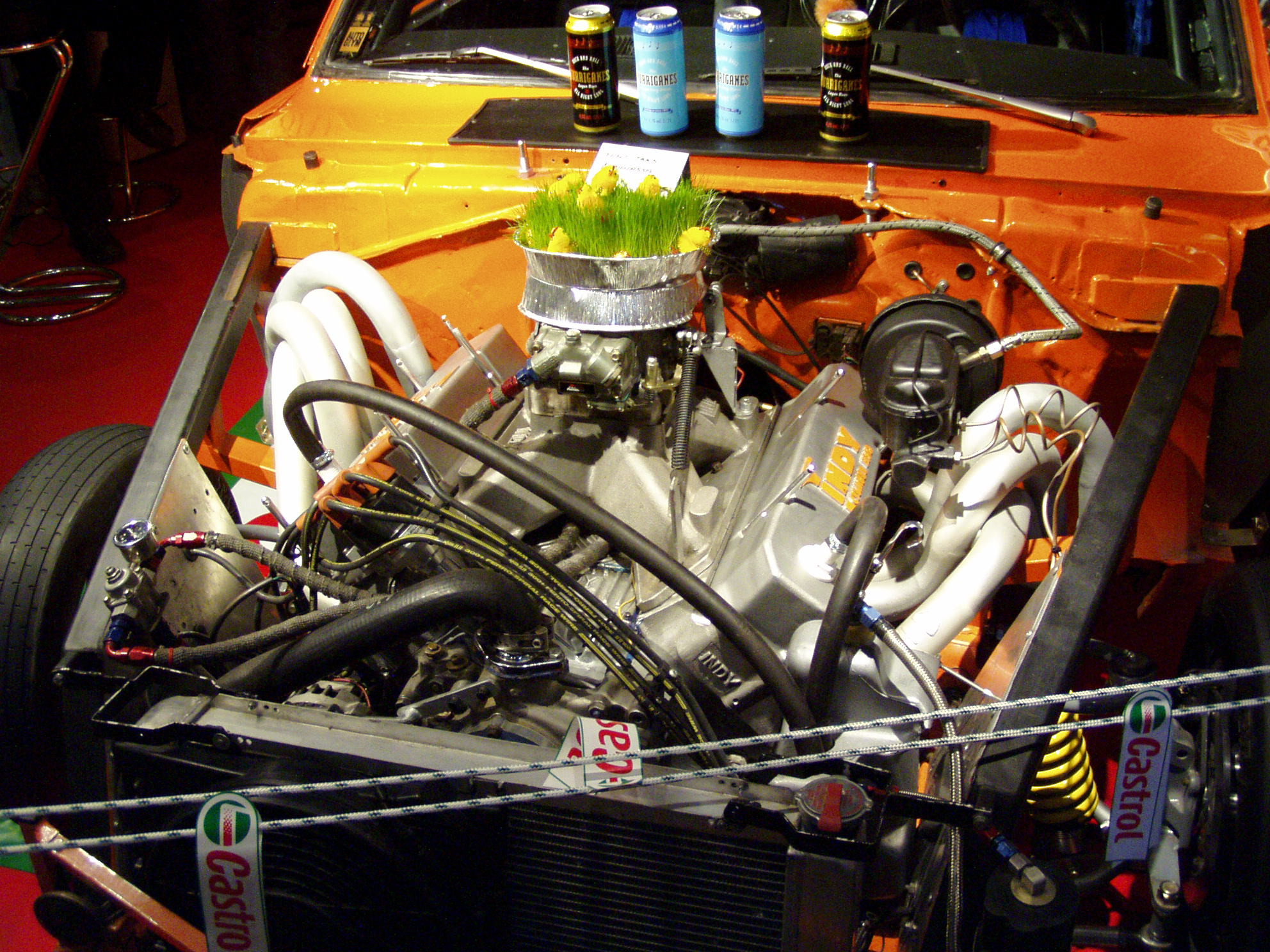 American Car Show 2005, V8-moottori rairuoholla