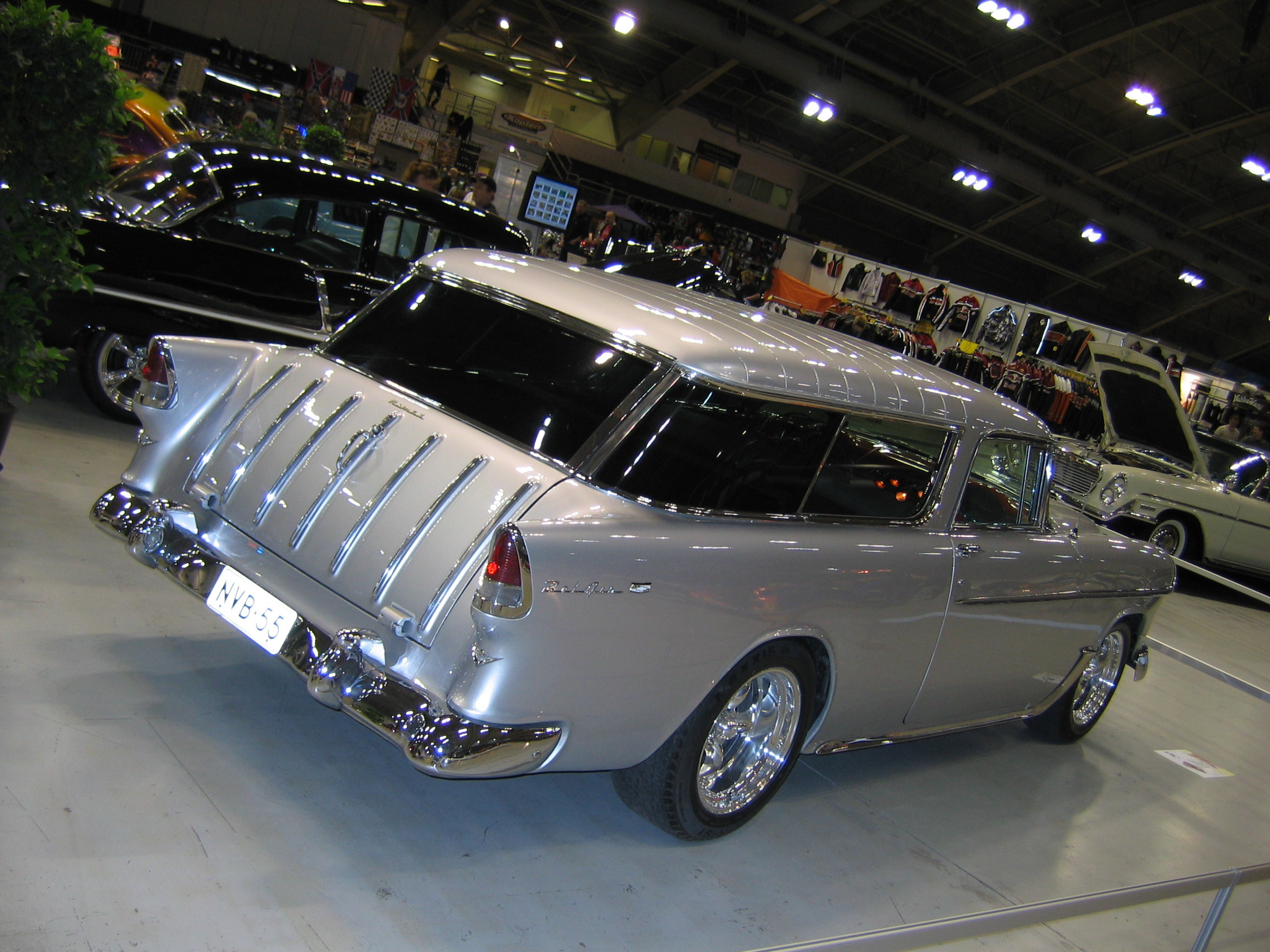 hot rod & rock show 2005, Hopeinen Chevrolet Bel Air Wagon