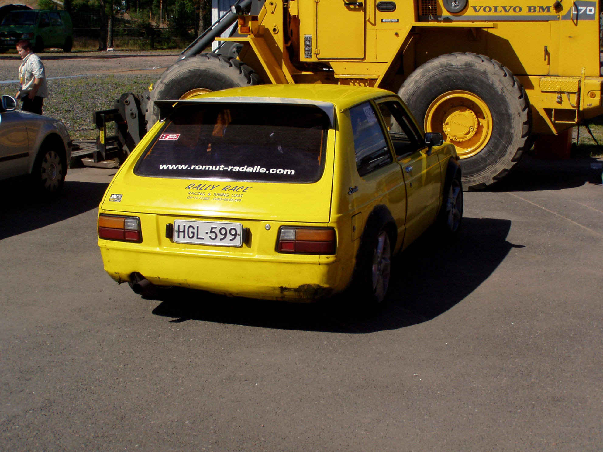 X-treme Drift Challenge #2  31.7.2005, Keltainen KP60 Toyota Starlet 1980