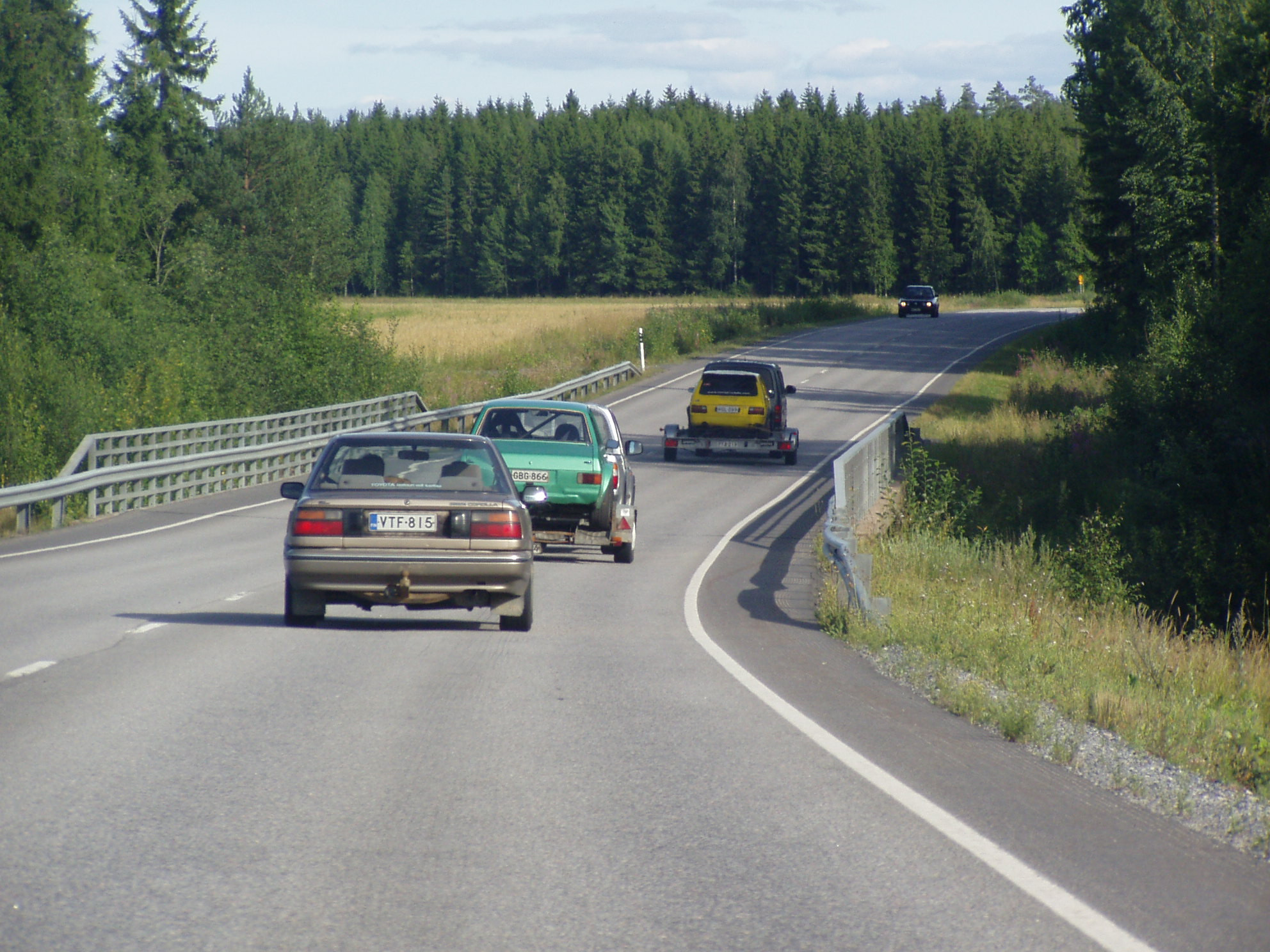 X-treme Drift Challenge #2  31.7.2005, Letka kohti kotia, Escort, Starlet, Toyota Corolla