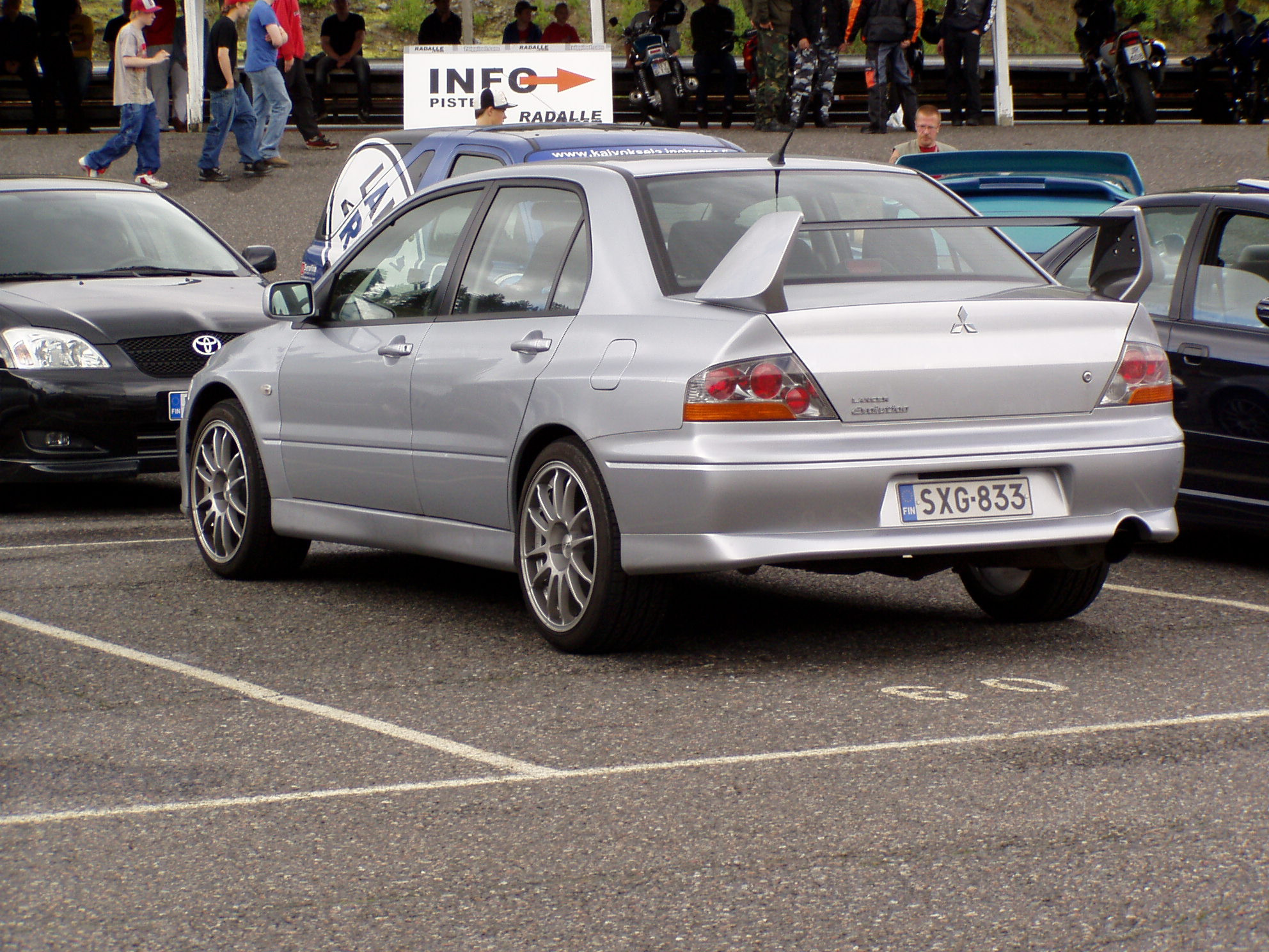 Radalle.com 13.8.2005, Mitsubishi Lancer Evolution