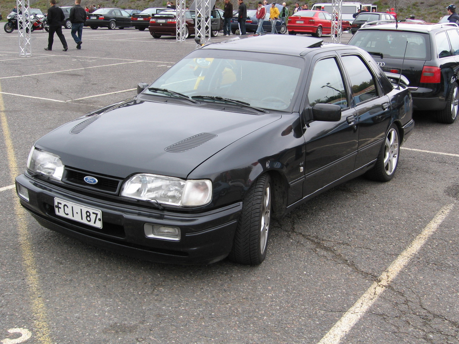 Radalle.com 1.10.2005 Ahvenisto, Ford Sierra 2.0 16V Cosworth 4x4 1991