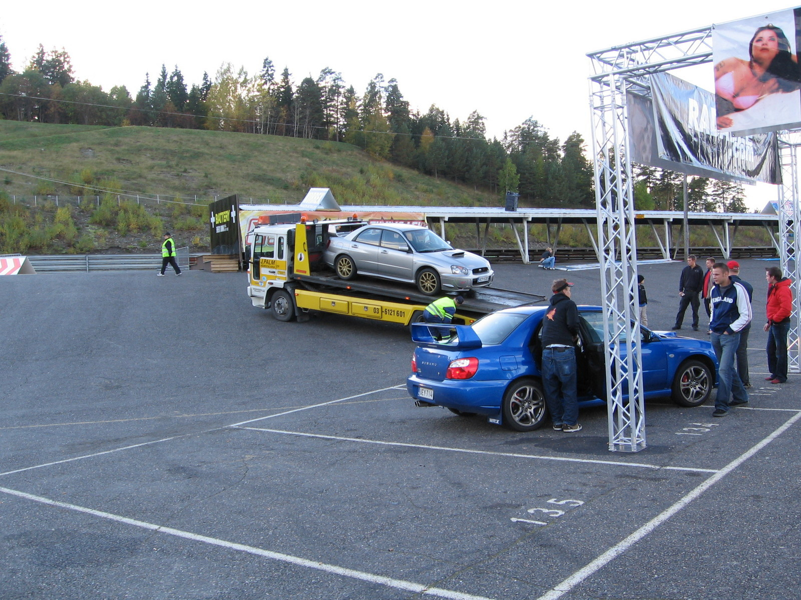 Radalle.com 1.10.2005 Ahvenisto, Harmaa ja Sininen Subaru Impreza