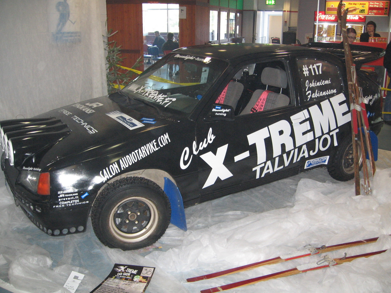 X-treme Car Show 9.10.2005, Jokiniemi Fabiansson Opel Kadett, Club X-Treme talviajot