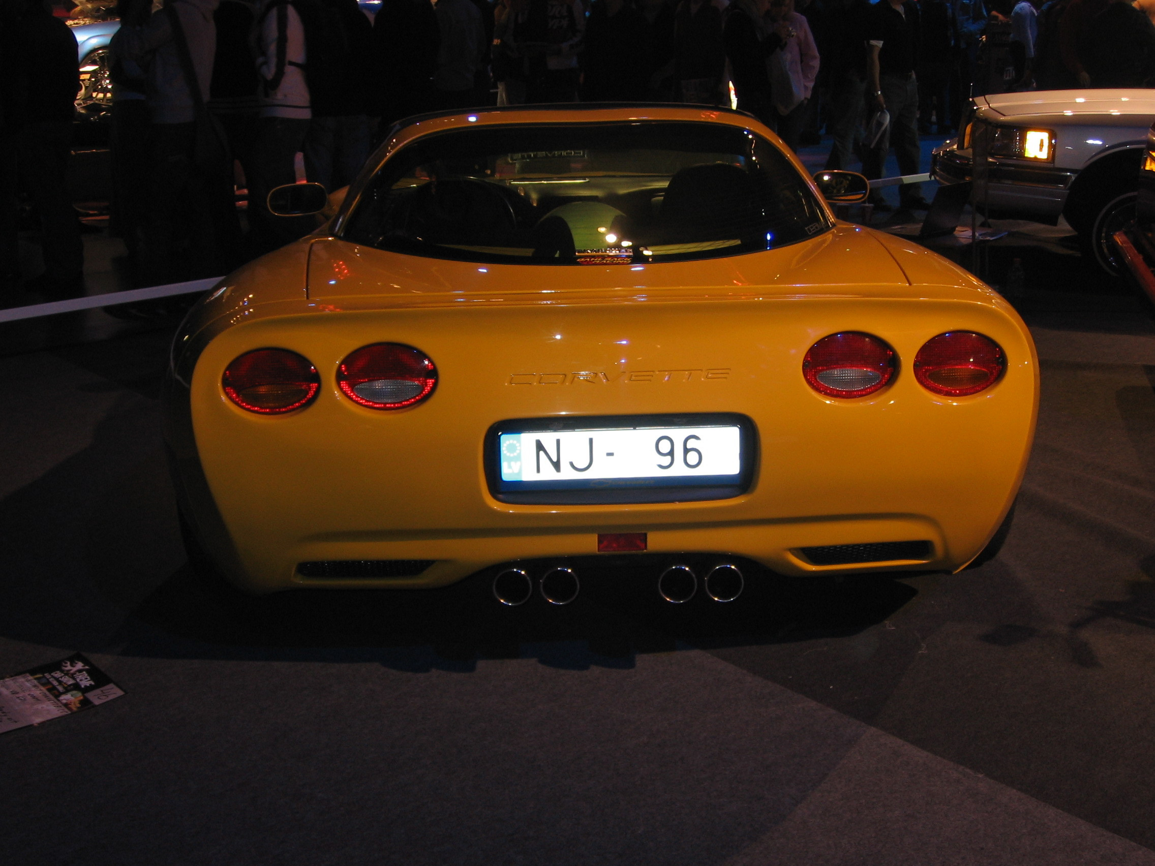 X-treme Car Show 9.10.2005, Keltaisen Corveten perÃ¤