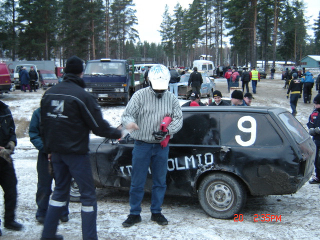 Rokkiralli 20.11.2005 Heinola, PÃ¤ivÃ¤n voittaja ja voittoauto. Voitti myÃ¶s 2005 sm:n