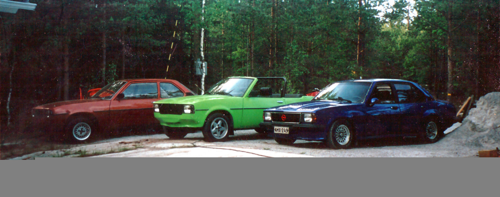 Ascona B, 3x Opel Ascona B
