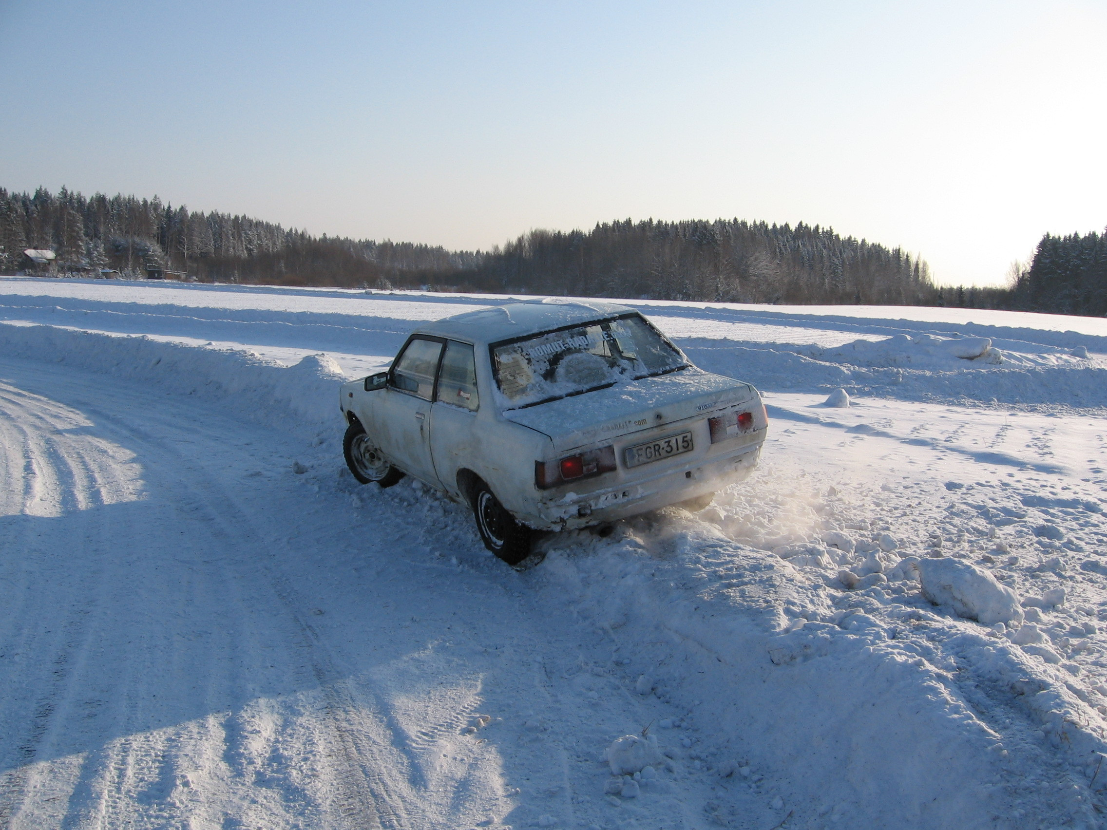 Talviajelut 4.2.2006, Reittivalinta hieman liian ulkona