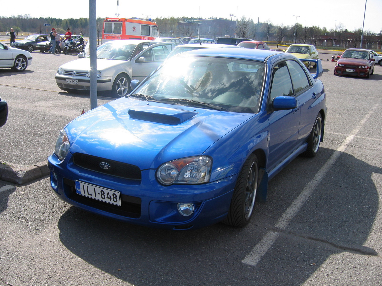 Radalle.com 6.5.2006 Artukainen, Sininen Subaru Impreza