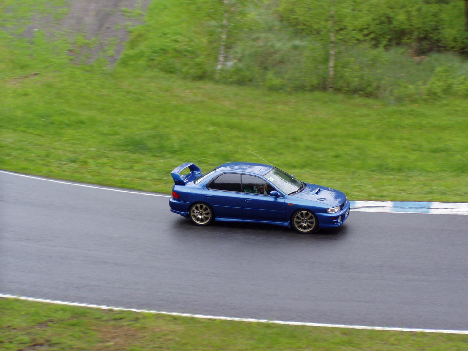 X-Treme ratapÃ¤ivÃ¤ 3.6.2006 Ahvenisto, Sininen Subaru Impreza