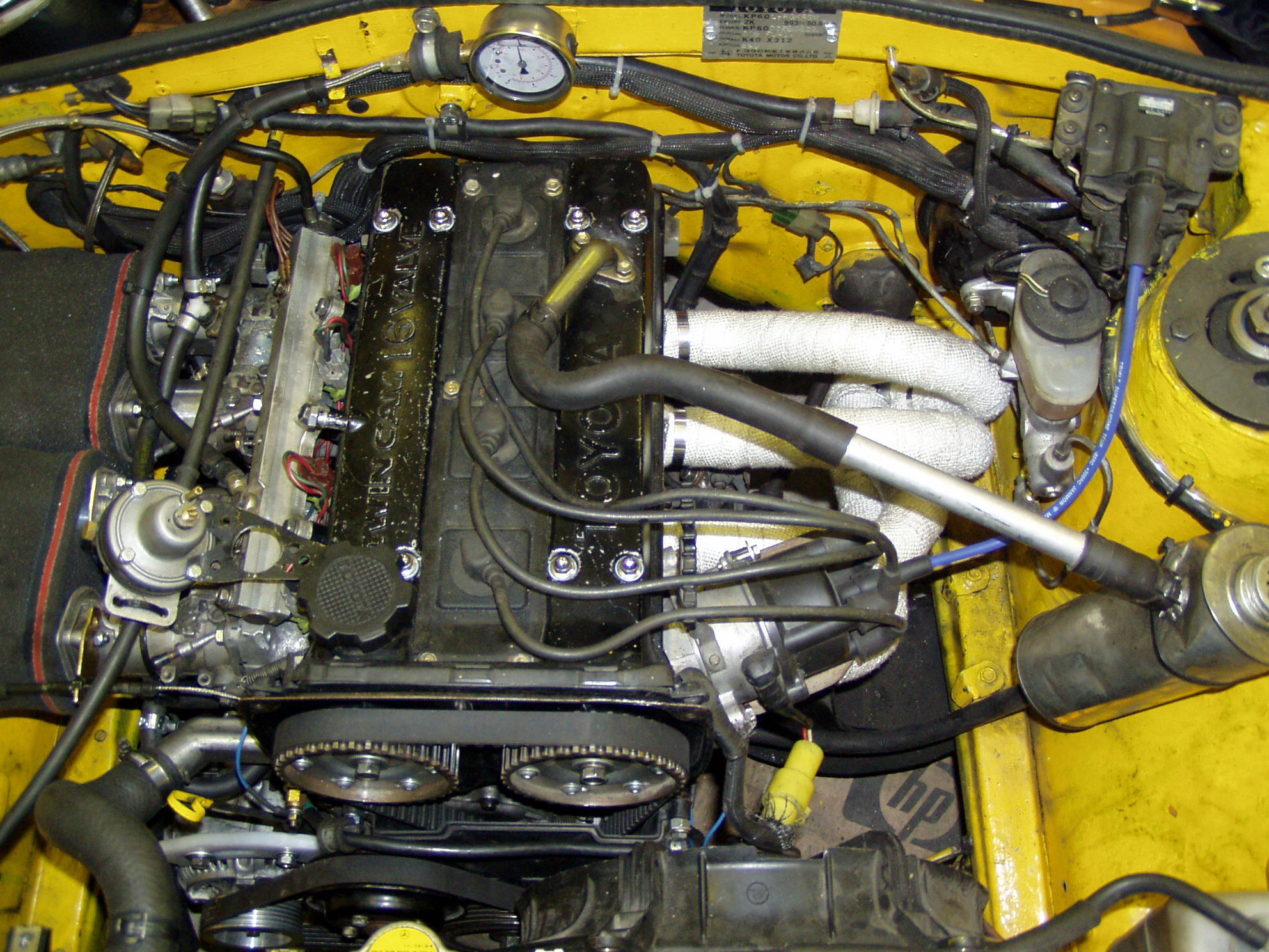 Starletin moottori 2004-2006, 14.6.2006 4A-GE tuplakaasareista tehdyillÃ¤ lÃ¤ppÃ¤rungoilla.