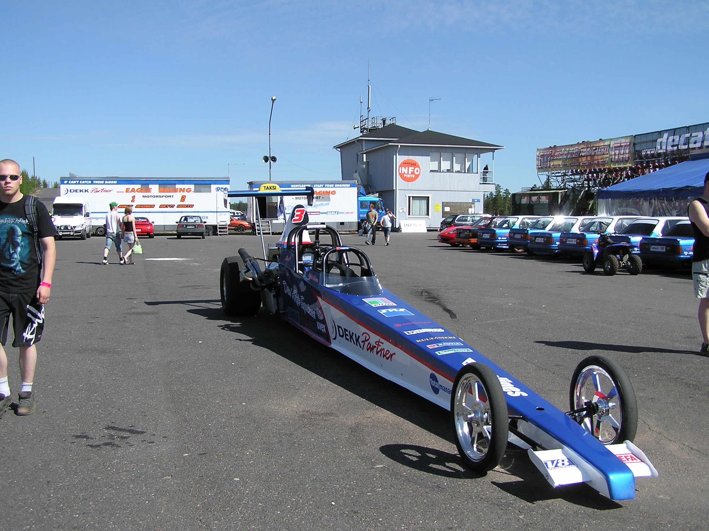 Radalle.com Ferrari Challenge 17.6.2006 Alastaro, Taxi-dragster