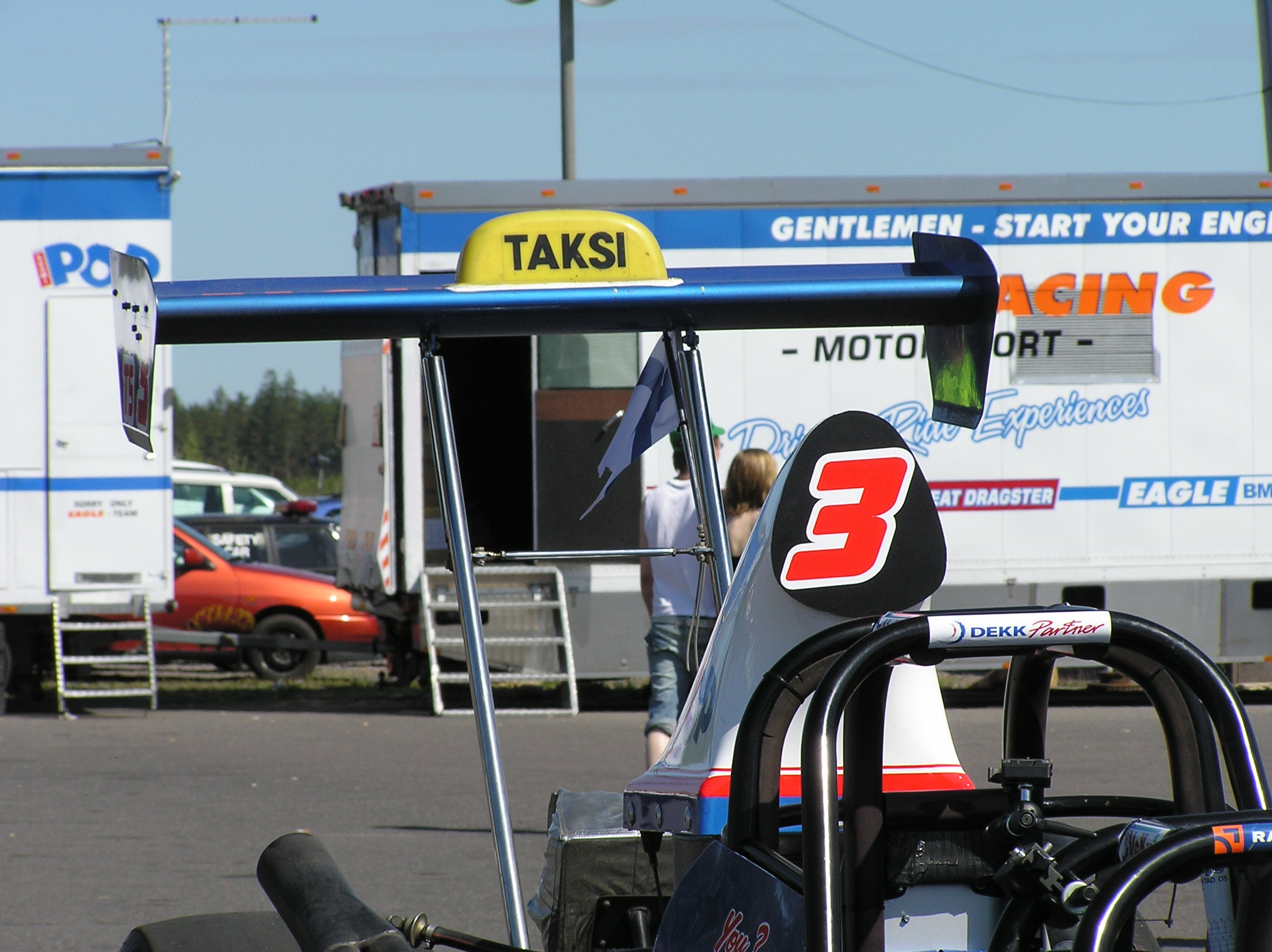 Radalle.com Ferrari Challenge 17.6.2006 Alastaro, Taxi-dragster